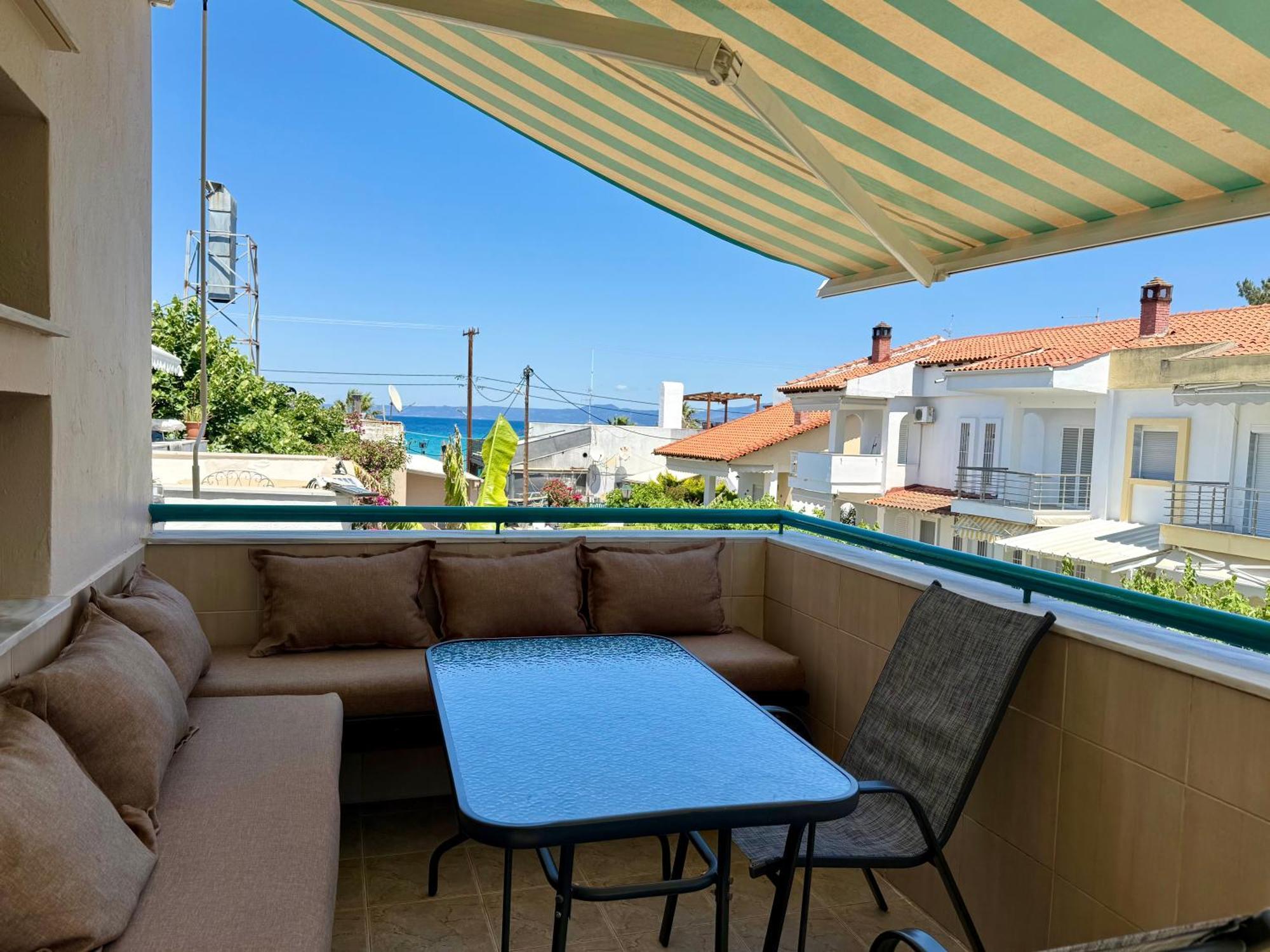 Emerald Seaside Apartment In Pefkohori ペフコホリ エクステリア 写真